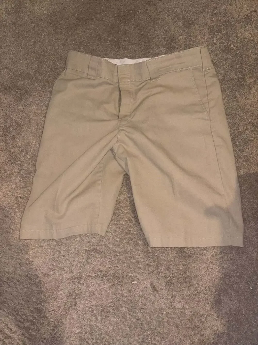 Dickies Men's Regular Fit Flex Work Shorts in Khaki